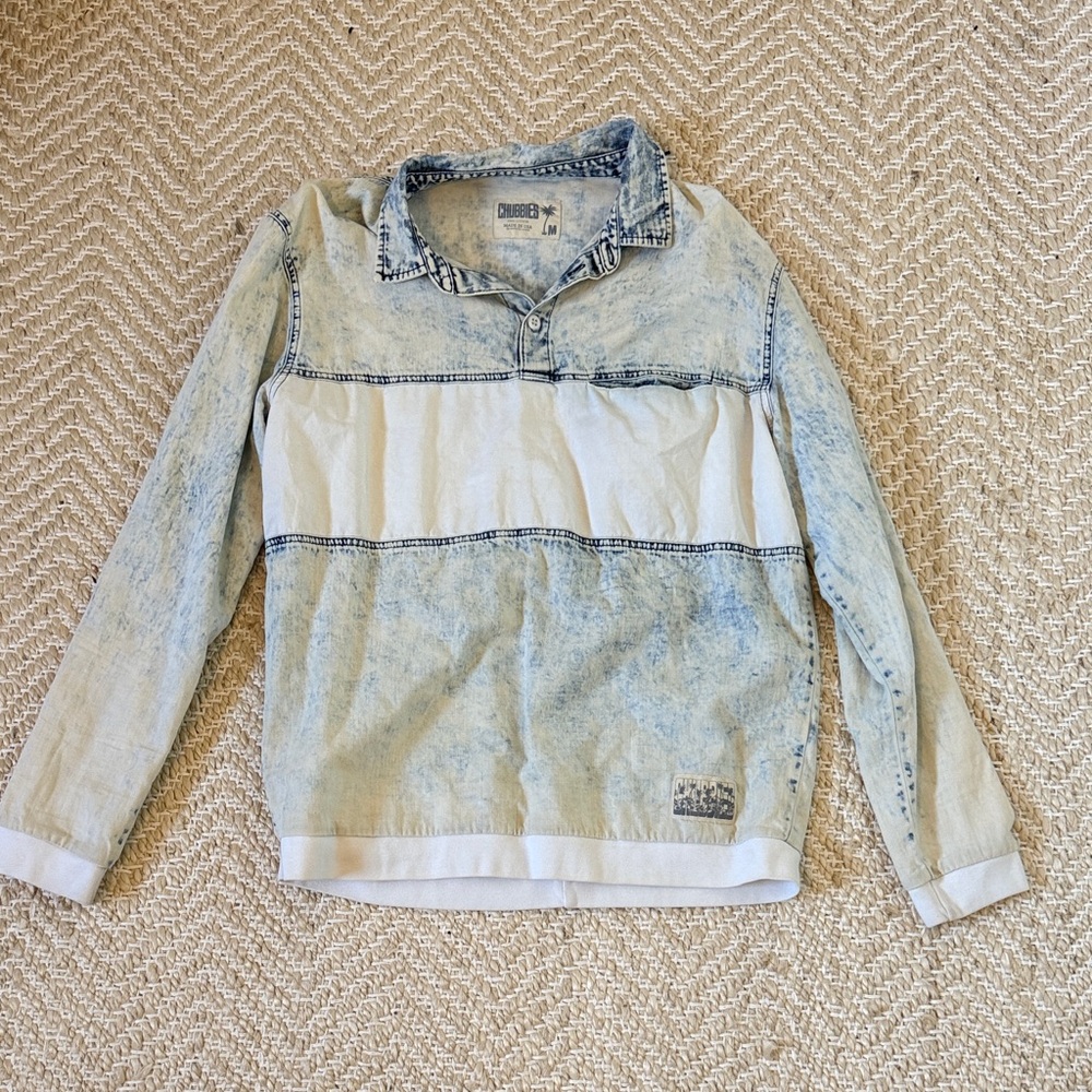 Chubbies Denim Button Pop-Over Shirt